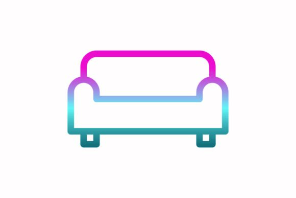 A Chair Rainbow Icon for Crafting Small Business Identity