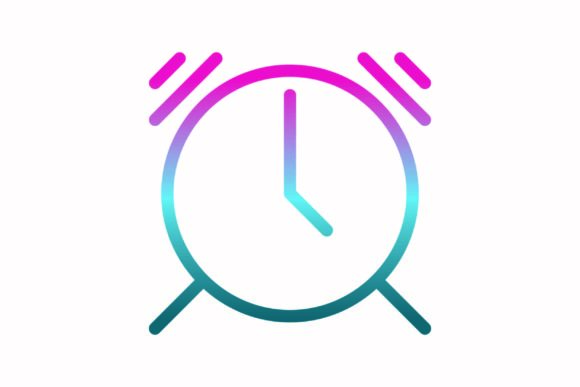 A Clock Rainbow Icon's Role in Modern Brand Graphics