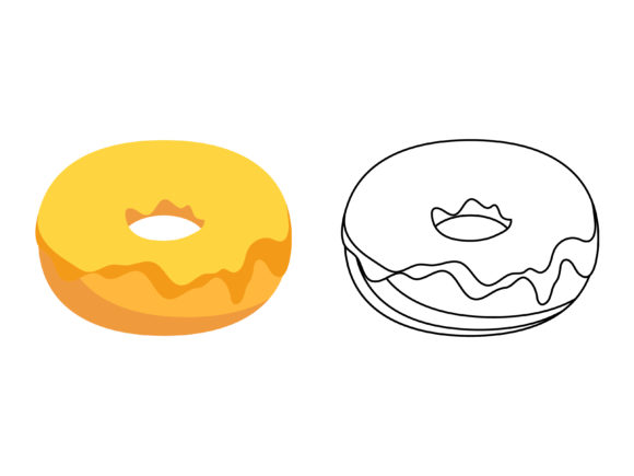 A Crafter's Review of the Caramel Donuts Coloring Vector Graphic