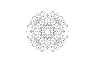 A Mandala Graphics Book for Calming Editorial Crafts