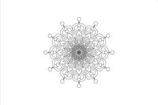 A Mandala Graphics Gem for Crafts: Coloring Art Book 0136 Review