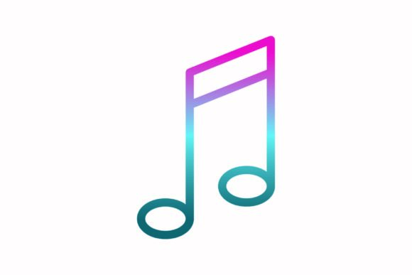 A Music Rainbow Icon for Graphics That Spark Joy