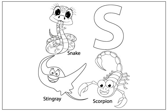 A Playful Letter S Graphic for Kid-Friendly Illustrations