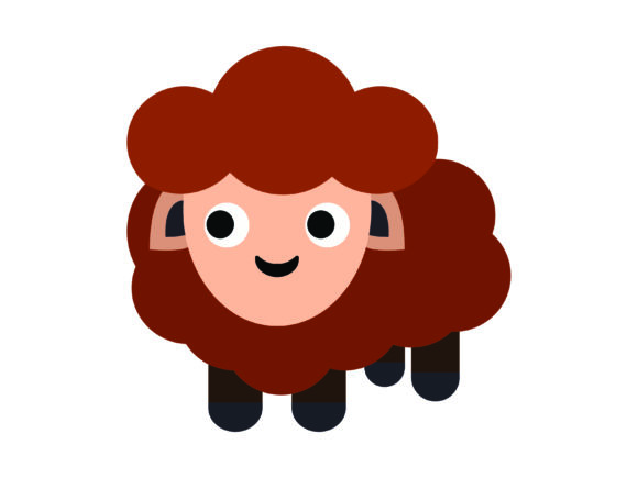 A Practical Look at the Cute Brown Sheep Kids Coloring Vector for Graphic Designers