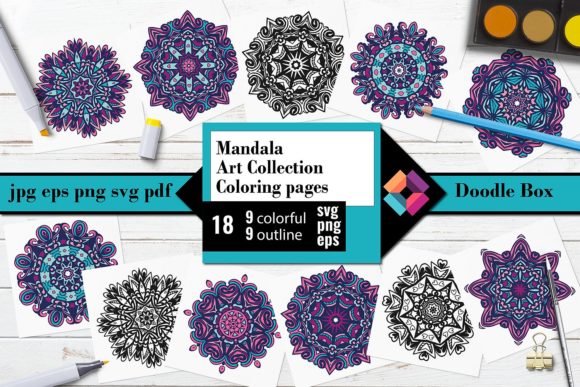 Beyond Coloring: A Mandala Collection for Serious Digital Publishers