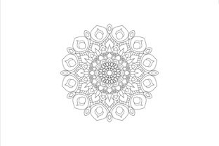 Crafting a Brand Identity with Coloring Mandala Art Book 0142 Graphics
