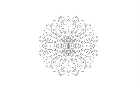 Crafting with Elegant Mandala Graphics & Coloring Pages