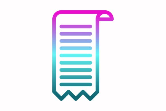The Rainbow File Icon: A Versatile Graphic for Modern Branding