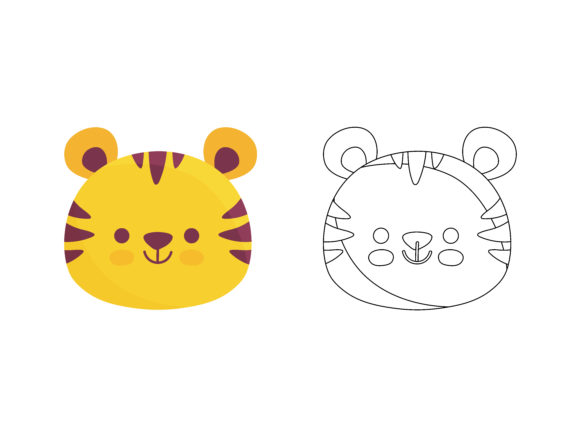 The Tiger's Roar: A Brand Designer Reviews a Versatile Coloring Graphic