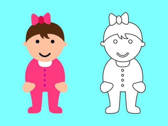 Why This Cute Toddler Coloring Design Is Perfect for Embroidery